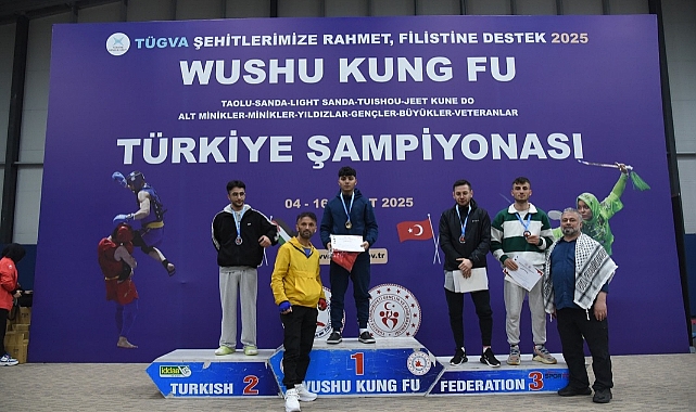 2025 Wushu Türkiye Şampiyonasında büyük başarı elde etti!