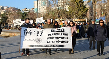 6 Şubat Depremlerinin 2. yıl dönümü Çanakkale'de anıldı