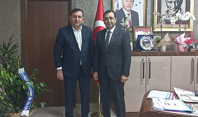 Başkan Atalay'dan Müdür Demirhan’a hayırlı olsun ziyareti