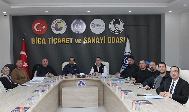 Biga TSO 2 No'lu meslek komitesi aylık toplantısını gerçekleştirdi