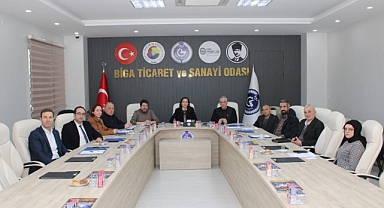 Biga TSO’da sektörel sorunları ve çözüm önerilerini görüştü