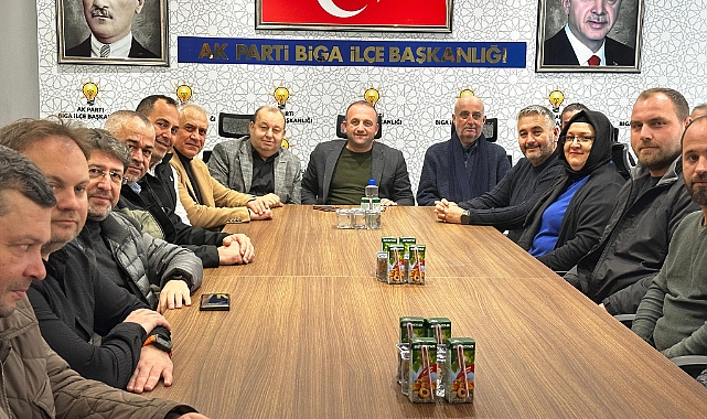 Biga TSO’dan AK Parti Biga İlçe Teşkilatına ziyaret