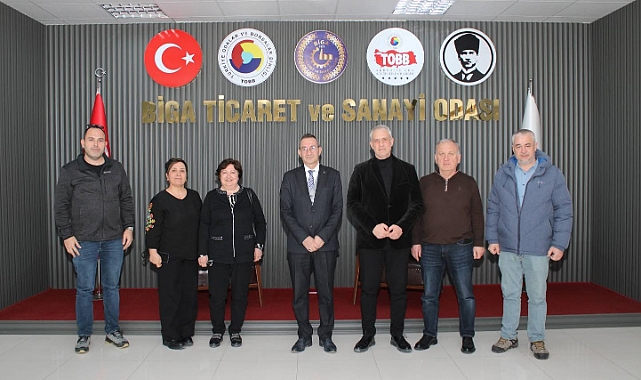 Biga Vergi Dairesi Müdürü Adem Torun'dan Biga TSO’ya ziyaret