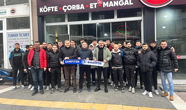 Bigaspor'dan Enes Şahin'e teşekkür