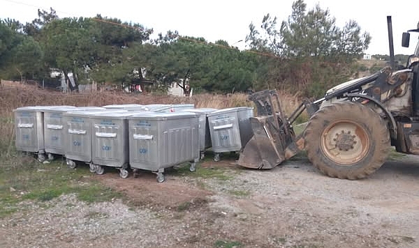 Bozcaada Belediyesi’nden çöp konteyneri hamlesi