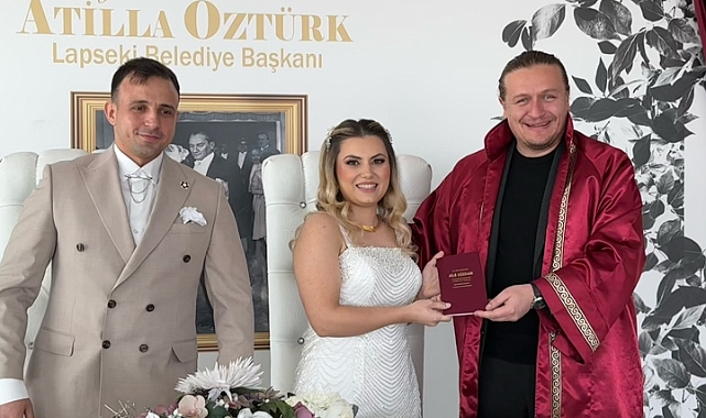 Büşra Zeybek ve Fatih Yalçınkaya çifti dünyaevine girdi