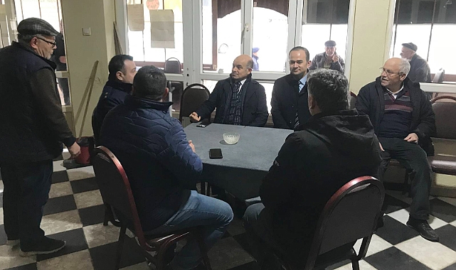 Çan Kaymakamı Dr. Emre Nebioğlu, köy ziyaretleri gerçekleştirdi