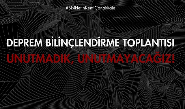 Çanakkale’de Deprem Bilinçlendirme Toplantısı