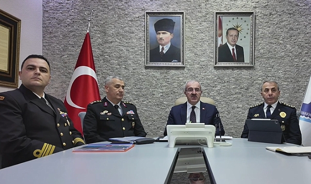 Çanakkale'de İl Güvenlik ve Asayiş Toplantısı Gerçekleştirildi