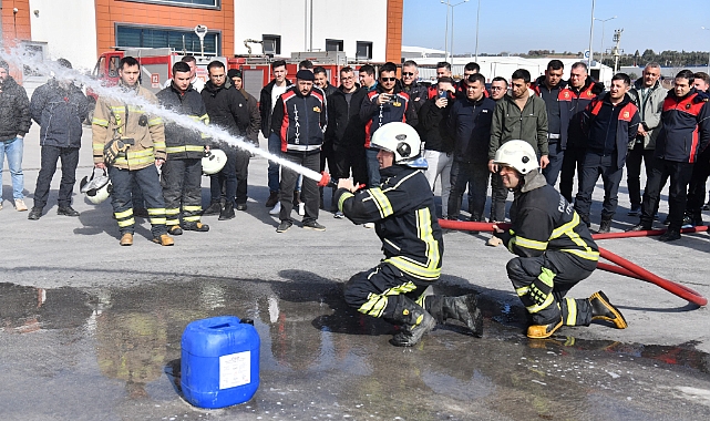 Çanakkale'de itfaiye personellerine kapsamlı eğitim