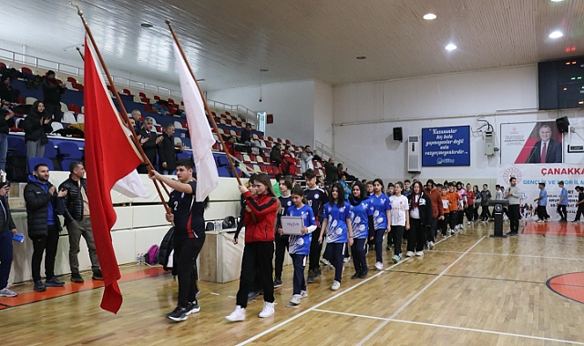 Çanakkale’de Okul Sporları dart grup yarışmaları başladı