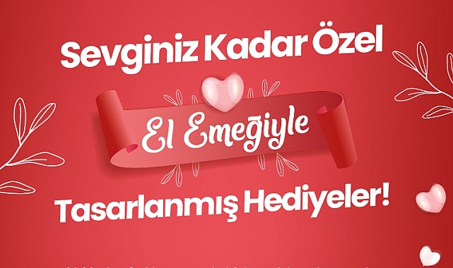 Çanakkale’de Sevgililer Günü için özel tasarım pazarı