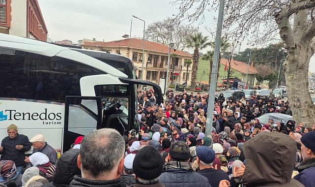 Çanakkale'den Ramazan ayı umrecileri uğurlandı