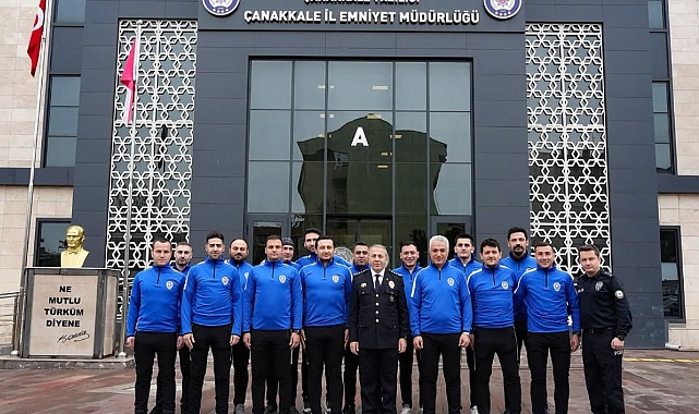 Çanakkale Emniyet Müdürlüğü Futbol Takımı turnuva için Bursa’da