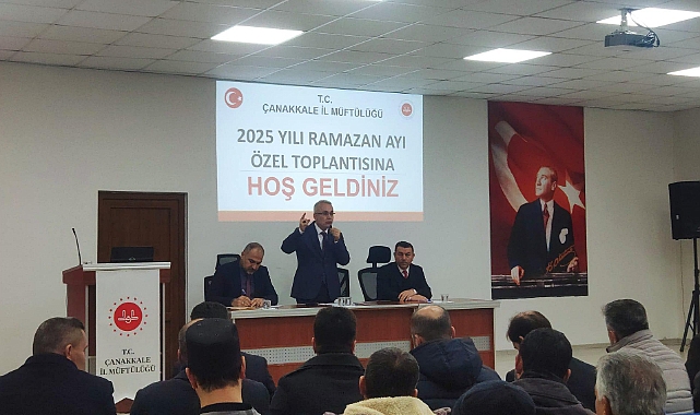 Çanakkale İl Müftülüğü Ramazan ayı özel toplantısı yapıldı