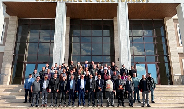 Çanakkale İl Özel İdaresi’nde emekli personele vefa töreni