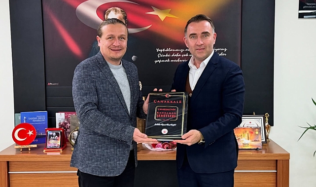 Çanakkale Şehit Gaziler Derneği'nden Başkan Öztürk 'e ziyaret