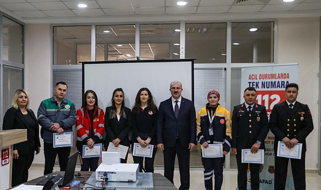 Çanakkale Valisi Ömer Toraman 112 Acil Çağrı Merkezini Ziyaret Etti