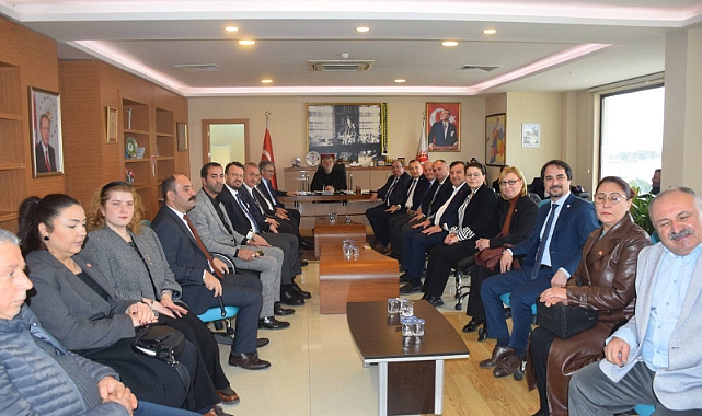 CHP heyeti Çanakkale İl Genel Meclis Başkanlığını ziyaret etti