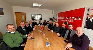 ÇTSO Yönetimi, CHP Çanakkale İl Başkanlığı'nı Ziyaret Etti