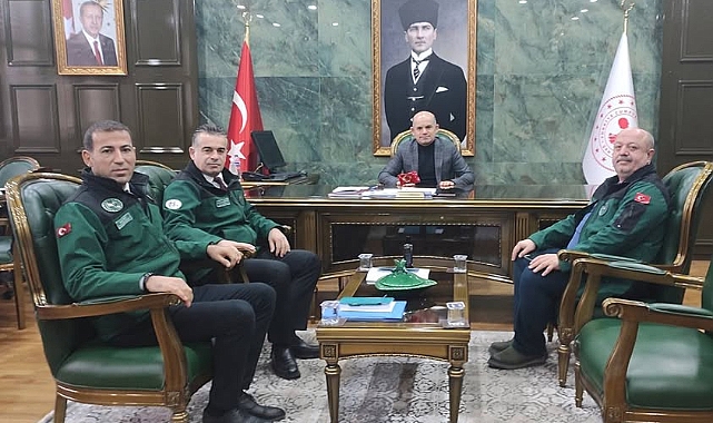 DSİ 25. Bölge Müdürü Olcay Çubukçu, Çan Kaymakamı Dr. Emre Nebioğlu’nu Ziyaret Etti