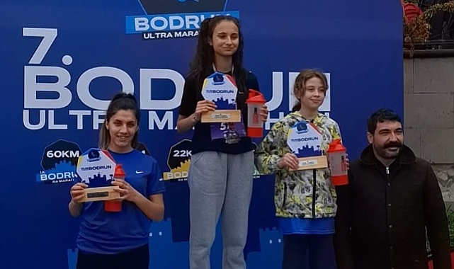Ecrin Demirtaş, Bodrum Ultra Maratonu'nda birinci oldu