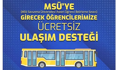 Gelibolu Belediyesi’nden Askeri Öğrenci Adaylarına Ücretsiz Ulaşım Desteği!
