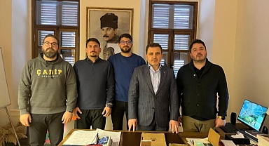 Gelibolu Tarihi Alan Başkanı İsmail Kaşdemir'e ÇABİP'ten ziyaret
