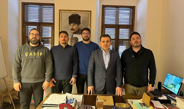 Gelibolu Tarihi Alan Başkanı İsmail Kaşdemir'e ÇABİP'ten ziyaret