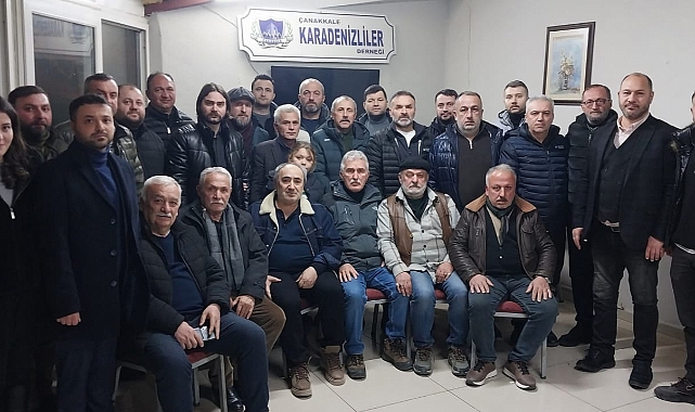 Karadenizliler Derneği'nden Turgay Kılıç'a Destek