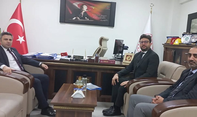 Kaymakam Bütünden Müdür Baştürk'e ziyaret