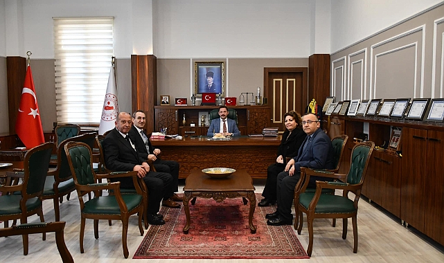 Kaymakam Kayabaşı, vergi dairesi yetkililerini ağırladı