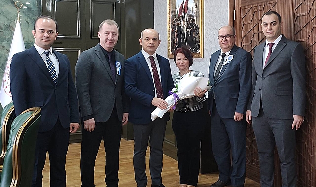 Kaymakam Nebioğlu, vergi dairesi yetkililerini makamında ağırladı