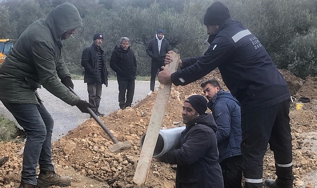 Küçükkuyu Belediyesi’nden altyapı ve çevre düzenleme çalışmaları