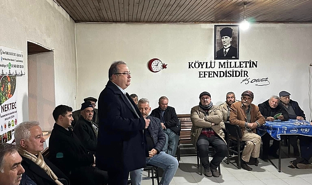 Milletvekili Güneşhan, Lapseki İlçesi'ni ziyaret etti