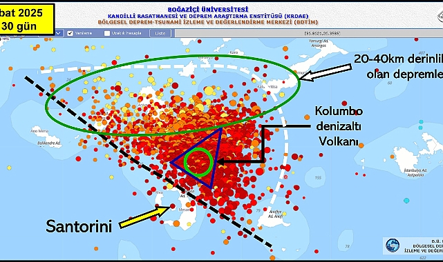 Santorini-Kolumbo Deprem Fırtınası Sönümleniyor mu?