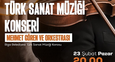 Türk Sanat Müziği’nin Eşsiz Nağmeleri Biga’da Yankılanacak!
