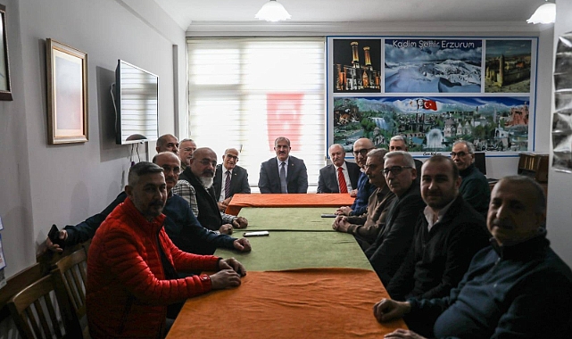 Vali Toraman’dan Çanakkale Erzurumlular Derneği’ne ziyaret