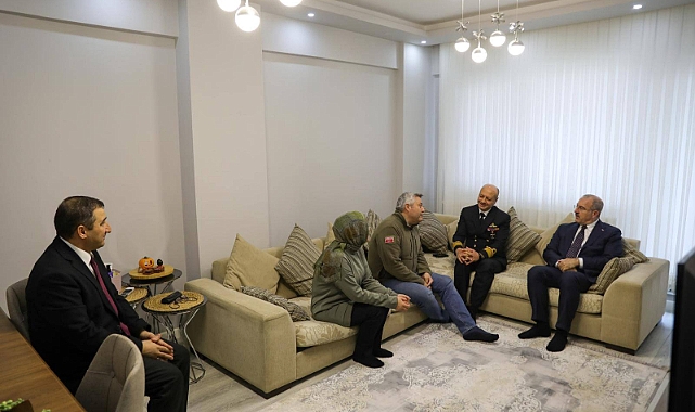 Vali Toraman’dan gazilere ziyaret