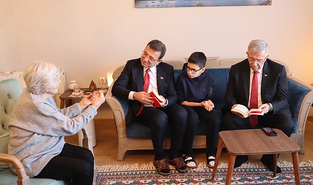 Yavaş ve İmamoğlu’ndan Gönül Özdağ’a ziyaret
