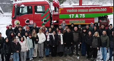 Yenice Meslek Yüksek Okulu öğrencilerine yangın gönüllüsü eğitimi