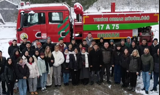 Yenice Meslek Yüksek Okulu öğrencilerine yangın gönüllüsü eğitimi