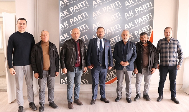 AK Parti Çanakkale İl Başkanlığı muhtarlarla buluştu