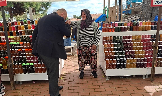 Başkan Göztepe, Bozcaada esnafıyla buluştu