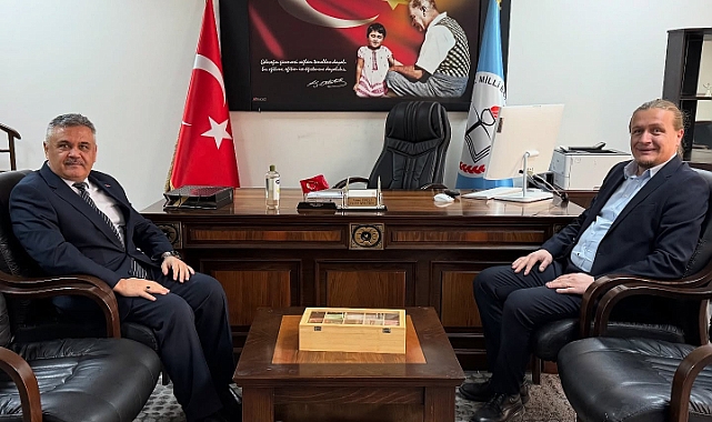Başkan Öztürk'ten Müdür Tepeli'ye ziyaret