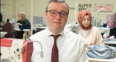 Biga'da kurulan dikiş atölyesi, kadın emeğini destekleyecek