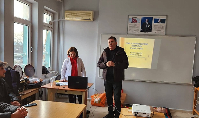 Biga Halk Eğitim Merkezi'nde İlk Yardım Kursu