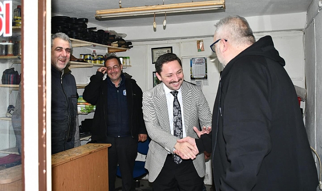 Biga Kaymakamı Ercan Kayabaşı’ndan esnaf ziyareti