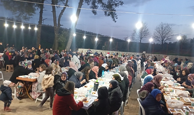 Bostandere Köyü’nde 1000 kişilik iftar