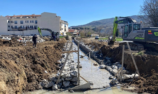 Bülbül Deresi’nde Kargir kanal inşaatına başlandı
